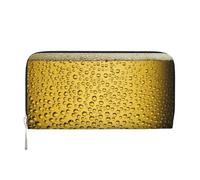 Hnnkloy Ice Cold Beer Design, PU Leather Wallets Large Capacity Clutch Wallet for Men Women