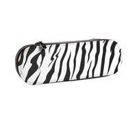 Hnnkloy Leather Pencil Case Organizer for Stationery Storage,Bengal Tiger Texture