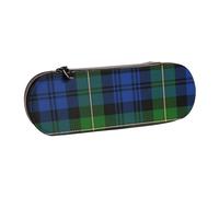 Hnnkloy Leather Pencil Case Organizer for Stationery Storage,Gordon Highlanders Tartan Modern Colors