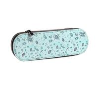 Hnnkloy Leather Pencil Case Organizer for Stationery Storage,Microbiology
