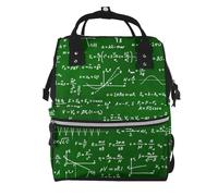 Hnnkloy Math Equations Formulas, Large Capacity Mummy Backpack Diaper Bag Travel Backpack for Outdoor