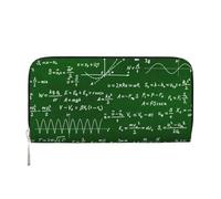 Hnnkloy Math Equations Formulas, PU Leather Wallets Large Capacity Clutch Wallet for Men Women