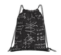 Hnnkloy Math Formula, Drawstring Backpack Unisex Sport Gym Bag Casual Daypack Drawstring Sackpack