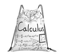 Hnnkloy Math Geometry G alculus, Drawstring Backpack Unisex Sport Gym Bag Casual Daypack Drawstring Sackpack
