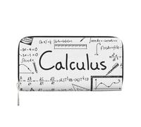 Hnnkloy Math Geometry Geek Calculus, PU Leather Wallets Large Capacity Clutch Wallet for Men Women