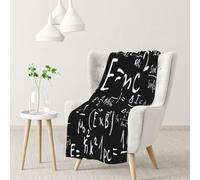Hnnkloy Physics Formula Law E=Mc2,Soft Blanket for Couch Sofa Bed Warm Anti-Pilling Flannel Plush Throw Blanket 76 X 102 cm