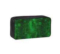 Hnnkloy Programmer Binary Data Coding, Big Capacity Pencil Case Portable Pen Pouch Stationery Bag for School Office