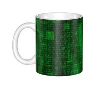 Hnnkloy Programmer Binary Data Coding,Ceramic Mug Large Coffee Cup Suitable for Kitchen Restaurant Office Coffee Shop 330ml