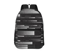 Hnnkloy Programmer Code Black, 17 Inch Backpack With Pockets Casual Daypack Water Resistant School Bag