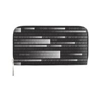 Hnnkloy Programmer Code Black, PU Leather Wallets Large Capacity Clutch Wallet for Men Women