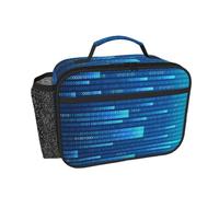 Hnnkloy Programmer Code Blue, Portable Lunch Bag Durable Lunch Box Insulated Tote Bag Reusable Cooler Bag