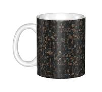 Hnnkloy Programmer Computer Code,Ceramic Mug Large Coffee Cup Suitable for Kitchen Restaurant Office Coffee Shop 330ml