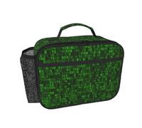 Hnnkloy Programmer Green Decimal Computer Code, Portable Lunch Bag Durable Lunch Box Insulated Tote Bag Reusable Cooler Bag