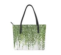 Hnnkloy Realistic Ivy Plant Isolated On Nature,PU Leather Handbag Large Capacity Tote Bag Women's Shoulder Bag for Work Travel