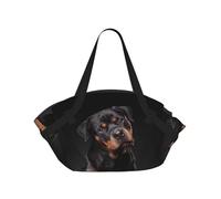 Hnnkloy Rottweiler Loving Confident And Loyal,Portable Camping Mat Multifunctional Foldable Picnic Blanket As Camping Tote Bag For Traveling