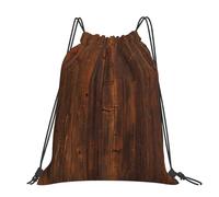 Hnnkloy Rustic Shabby, Drawstring Backpack Unisex Sport Gym Bag Casual Daypack Drawstring Sackpack