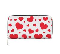 Hnnkloy Scattered Heart, PU Leather Wallets Large Capacity Clutch Wallet for Men Women