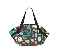 Hnnkloy Science Chemistry Pattern,Portable Camping Mat Multifunctional Foldable Picnic Blanket As Camping Tote Bag For Traveling