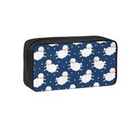 Hnnkloy Sheep On A Starry Sky, Big Capacity Pencil Case Portable Pen Pouch Stationery Bag for School Office