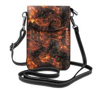 Hnnkloy Volcano Lava, Cell Phone Purses For Women, Small Crossbody Bags - PU Leather Cellphone Wallet With Credit Card Slots
