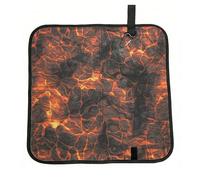 Hnnkloy Volcano Lava,Folding Seat Mat, Oxford Cloth Sit Mat, Portable Seat Cushion for Outdoor Camping Traveling