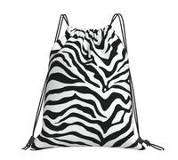 Hnnkloy Zebras Print, Drawstring Backpack Unisex Sport Gym Bag Casual Daypack Drawstring Sackpack