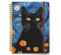 Hnogri Spiral Journal Notebook, Hardcover Lined Journal Women, Stargazer