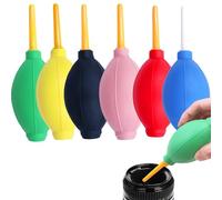HNOYGNU 6Pieces Ink Air Blower for Alcohol Silicone Blowing Pump Cleaning Tool Large Size Air Puffer for Removes Dust from Cameras,Watch,Dispersing Inks, Cell Phone, Lense