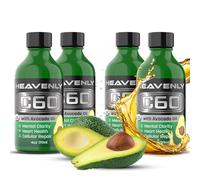 HNP Labs C60 Avocado Oil Cold Pressed Organic - Boost Energy, Mental Clarity, Slow Aging Naturally and Performance - 99.99% Sublimated C60 USA Made Organic Avocado Oil - GMP Certified for Safety