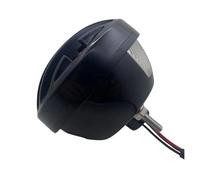 HNQTVJLY Universal ABS Custom Vintage Motorcycle Rear Brake Tail Light Grill Integrated Side Mount Motorbike License Plate Lamp Indicator Stop Tails Strip Lights