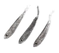 HNsdsvcd 10PCS Fork Tail Fishing Seawaters Baits Soft Rubber Fishing Baits Artificial Fishing Lures Baits Swimbait Fork Tail Small Fishes Artificial Fishing Baits Lures