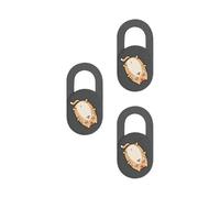 HNsdsvcd 3pcs Cartoon Kitten Camera Covers Webcam Covers Slide Web Camera Phone Camera Covers Protect Your Security