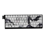 HNsdsvcd 60% 68% ANSI ISOs Layout PBTs Original Profile Keycaps With The Legends Of Chusen For 61/64/68 Mechanical Keyboards The Legends Of Chusen Keycaps