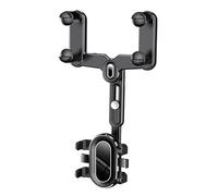 HNsdsvcd Car Clip Type Rearview Mount Phone Holder Shockproof Cellphone Holder Mount Automotive 360 Degree Rotating Stand