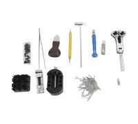 HNsdsvcd Comprehensive Watch Tool Set with Spring Rod Tool Hammer and Link Remover for Battery Replacement Band Adjustments Watch Repair with Carrying Case