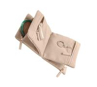 HNsdsvcd Elegant Travels Jewelry Pouches with Multiple Sections Storage Bag for Organizing Necklaces Earrings and Bracelets Flannel Jewelry Case