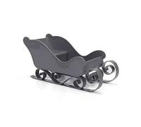 HNsdsvcd Festive Santa Sleigh Candy Dish Christmas Table Candy Bowl Plastic Sleighs Model Centerpiece And Decoration Candy Dish Centerpiece