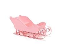 HNsdsvcd Festive Santa Sleigh Candy Dish Christmas Table Candy Bowl Plastic Sleighs Model Centerpiece And Decoration Candy Dish Centerpiece