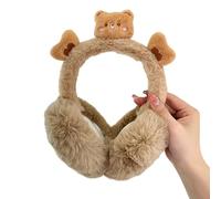 HNsdsvcd Foldable Earmuff Eye Catching Stuffed Cartoon Ear Warmer For Adult Unisex Keep Ear Warm Cold Weather Supplies Plush Earmuffs Earmuffs For Adult Girls Winter Warm Plush Ear Warmers Earmuffs