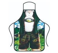 HNsdsvcd German Oktoberfest Bavarian Kitchen Apron - Polyester - Unisex-Adults - Fun for Oktoberfest, Parties, Cookouts - Black