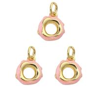 HNsdsvcd Pack Of 3 Portable Ice Cream Popsicles Charm Eye Catching Gold Plated Cake And Treat Charm For Craft Projects
