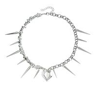 HNsdsvcd Practical Sturdy Alloy Heart Necklace Featuring Irregular Shape Designs For A Distinctive Look On Special Occasions
