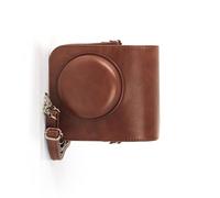 HNsdsvcd Protective Case for Mini12 Instants Film Camera PU Leather Bag Covers with Removable Straps Adjustable Shoulder Straps
