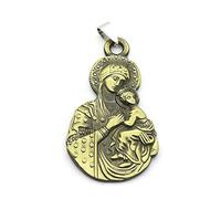HNsdsvcd Religious Medals Blessed Virgin & Child Keychain Supplies Pendant Jewelry Gift Vintage Faithful Keychain