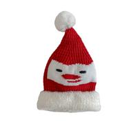 HNsdsvcd Soft Infant Santa Caps Wool 48 To 52cm Baby Christmas Outfit Multiple Styles & Comforatble Wear For Baby Aged 0-3 Year