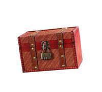 HNsdsvcd Stylish Packaging Box Vintage Necklace Storage Box Jewelry Packaging Wood Texture Jewelry Case for Rings Wood Organizers for Accessories