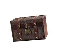 HNsdsvcd Stylish Packaging Box Vintage Necklace Storage Box Jewelry Packaging Wood Texture Jewelry Case for Rings Wood Organizers for Accessories