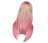 HNsdsvcd Unique Anime Hairpiece Curly Hair Full Head For Halloween Wear Show Small Face East To Adjust Colorful Hair