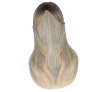 HNsdsvcd Unique Anime Hairpiece Curly Hair Full Head For Halloween Wear Show Small Face East To Adjust Colorful Hair