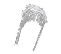 HNsdsvcd Unique Pearls Lace Tassels Wedding Hat Accessory Wedding Head Accessory Pearls Lace Tassels For Bridal Photography